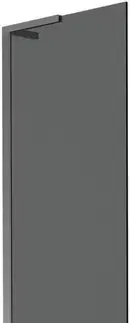 Sprchové dvere MEXEN/S - Next L vaňová zástena FIX 50 x 150, grafit, grafit metal 895-050-000-03-40-95
