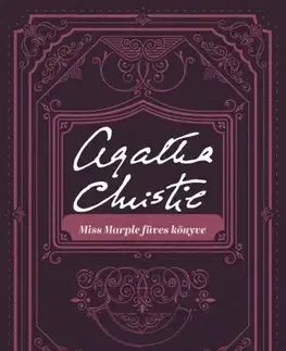 Detektívky, trilery, horory Miss Marple füves könyve - Agatha Christie