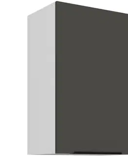 Kuchynské skrinky visiace Kuchynská skrinka Aria-Gr/Wh Anti Fingerprint 45g-72 1f