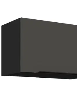 Kuchynské skrinky visiace Kuchynská skrinka Aria-Gr/Bl Anti Fingerprint 60gu-36 1f