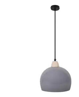 Svietidlá  Luster na lanku MONROE 1xE27/60W/230V šedá 31-78360