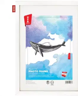 Dekorácie a bytové doplnky Fotorámik plastový biely 34x24 cm