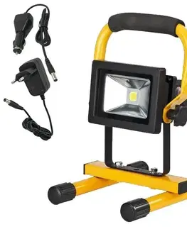 Záhradné lampy Avenberg LED nabíjateľný reflektor Wankom 10 W