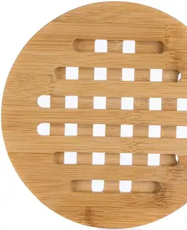 Podnosy a tácky Banquet Podložka BRILLANTE Bamboo 17,5 x 1 cm