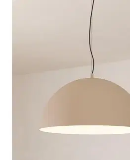 Svietidlá Eglo 900696 - Luster na lanku GAETANO 1xE27/40W/230V béžová 900696