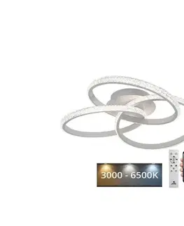 Svietidlá BRILAGI - LED stmievateľné stropné svietidlo COSMOWAVE LED/70W/230V 3000-6500K +DO BG-TA1304/W