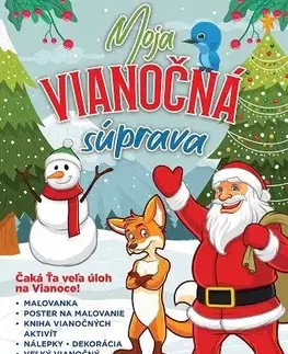 Nalepovačky, vystrihovačky, skladačky Moja vianočná súprava