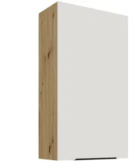 Kuchynské skrinky visiace Kuchynská skrinka Aria-Wh/Ar Anti Fingerprint 60g-108 1f