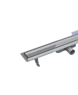Sprchovacie kúty BESCO - Odtokový žľab VIRGO DUO - Rozmer A - 70 cm ZLOL70VD