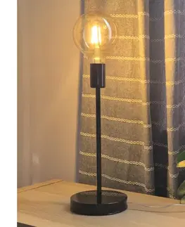 Lampy  Stolná lampa ASTRID 1xE27/60W/230V lesklá čierna LN-1.146/CZARNY