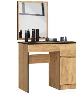 Kozmetický stolík Toaletný stolík PAVEL500P, dub Craft