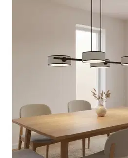 Svietidlá EMIBIG Závesný luster na lanku DRUMZ 4xE14/10W/230V sivý 1564/4