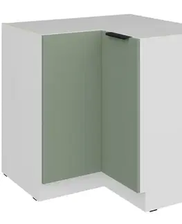 Kuchynské skrinky stojace Kuchynská skrinka Aria-Sa/Wh Anti Fingerprint 90x90 Dn 2f Bb