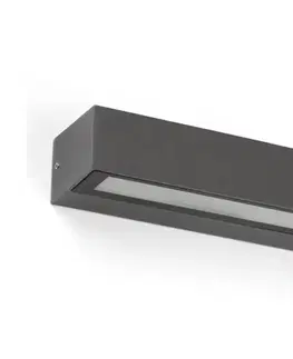 LED osvetlenie FARO Barcelona FARO 71910 - LED vonkajšie nástenné svietidlo LAKO LED/8W/230V IP65 antracitové 71910