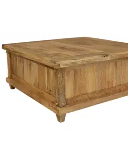Konferenčné stolíky Konferenčný stolík Devi  90x40x90 indický masív mango