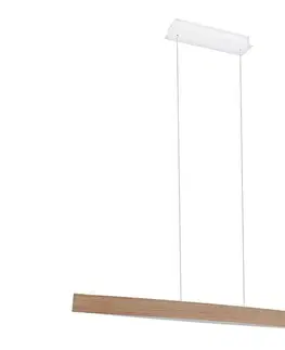 Svietidlá Eglo 93342 - LED závesné svietidlo FORNES LED/24W/230V dub 93342