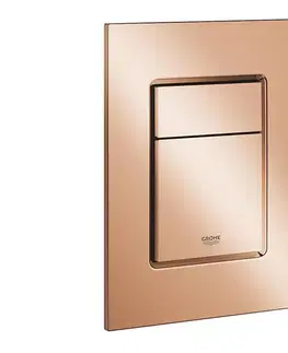 Svietidlá GROHE 37535DA0 - Ovládacie tlačidlo SKATE COSMOPOLITAN S 130 × 172 mm bronzové 37535DA0