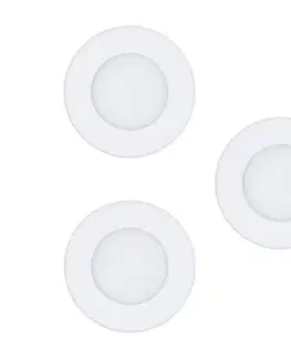 LED osvetlenie Eglo 32881-SADA 3x LED RGB stmievateľné podhľadové svietidlo FUEVA-C LED/3W/230V 32881