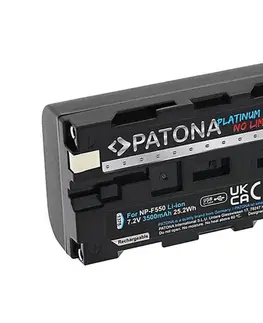 Predlžovacie káble PATONA - Aku Sony NP-F550/F330/F570 3500mAh Li-Ion Platinum USB-C nabíjanie PT1375