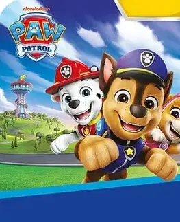 Nalepovačky, vystrihovačky, skladačky Bloky na kreslenie s pastelkami - Labková patrola