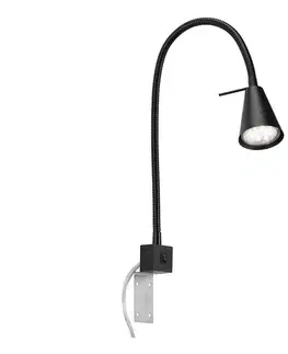 Svietidlá Briloner 2080-015 - LED nástenné svietidlo COMFORT LIGHT 1xGU10/5W/230V čierne 2080-015