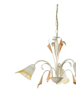 Svietidlá ONLI - Luster na reťazi LUCREZIA 3xE14/6W/230V krémová 4722/3
