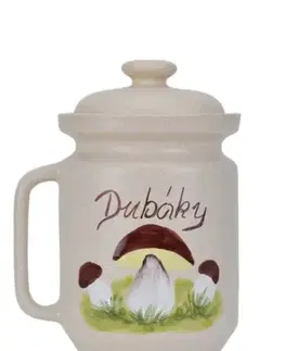 Dózy na potraviny Kinekus Dóza keramická DUBÁKY 1l 852