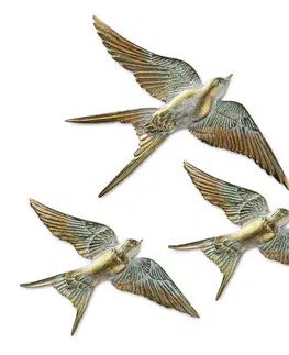 Bytové doplnky a dekorácie Dekoratívny doplnok na stenu Flying Swallow - 1