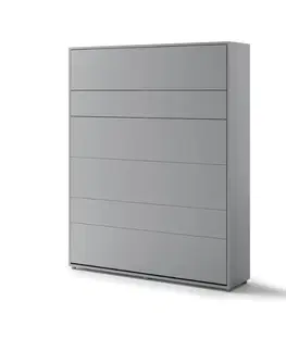 Postele Dig-net nábytok Sklápacia posteľ Lenart BED CONCEPT BC-12 sivá | 160 x 200 cm