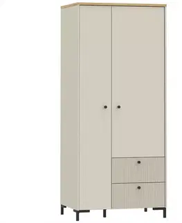 Šatníkové skrine Skriňa Palmerston BITS821L-M846