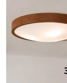 Svietidlá BRILAGI - LED Stropné svietidlo CARVALHO SLIM 3xE27/15W/230V dub čerešňa pr. 47 cm 8590828607151
