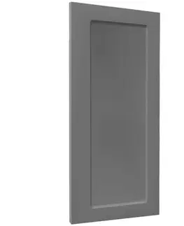 Kuchynské skrinky Čelo skrinky Luxeo F15-D45FZW rám dark grey
