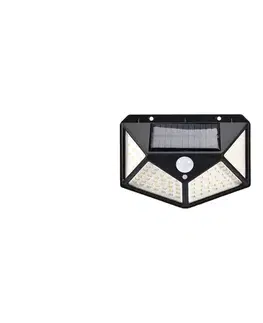 Svietidlá  LED solárne nástenné svietidlo so senzorom LED/1W/3,7V 6500K IP44 1200 mAh 2244