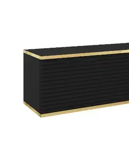 TV stolíky ArtPS TV stolík BIJOU MDF175 | závesný Farba: Čierna