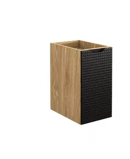 Skrinky do kúpeľne ArtCom Závesná skrinka do kúpeľne LUXOR Black 81-30-1D | 30 cm