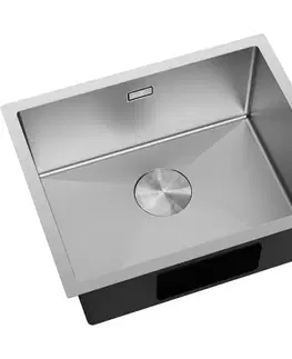 Kuchynské drezy MEXEN MEXEN - Trixo oceľový drez 1-bowl 540 x 440 mm, nerez 6414541000-01