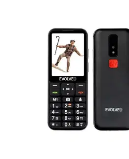 Predlžovacie káble Evolveo - EasyPhone LT 4G mobilný telefón pre seniorov čierna EP-880-LTB