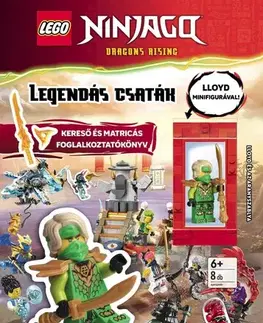 Pre deti a mládež - ostatné Lego Ninjago. Legendás csaták. Kereső- és matricás foglalkoztatókönyv