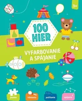 Príprava do školy, pracovné zošity 100 hier, Vyfarbovanie a spájanie 3+