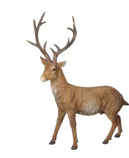 Vianočné dekorácie Figúrka Deer 56x20x69 cm brown