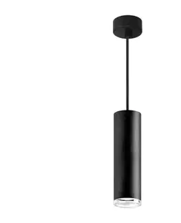 Svietidlá  LED RGBW stmievateľný kúpeľňový luster na lanku TURYN 1xGU10/4,8W/230V IP44 čierna SA1912+AI2382