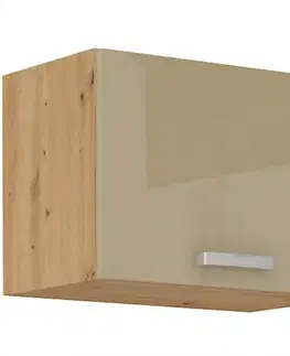 Kuchynské skrinky visiace Skrinka do kuchyne Artisan cappuccino lesk 50GU-36 1F