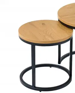 Konferenčné stolíky Odkladací stolík 2 ks DEION Dekorhome