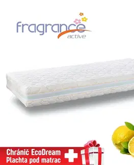 Matrace Matrac Fragrance Lemon z pamäťovej peny DreamBed - 170x200cm Tiahome