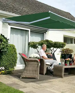 Záhradné slnečníky a doplnky Avenberg Kĺbová markíza Celeste 3 m, zelená