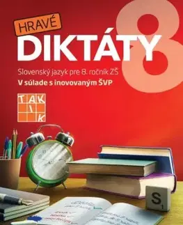Slovenský jazyk Hravé diktáty 8 PZ - Darina Stebnická,Emília Suríková