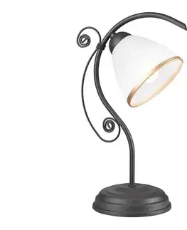 Lampy  Stolná lampa RETRO II 1xE27/60W/230V antracit LN 1.51/antracyt
