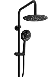 Sprchy a sprchové panely MEXEN/S - T67 čierna sprchový stĺp 798676793-70