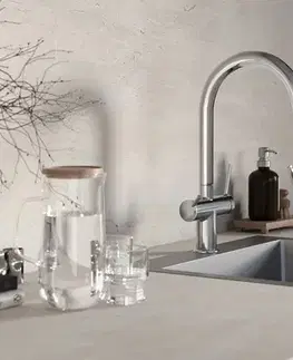 Kuchynské drezy NOVASERVIS NOVASERVIS - Drezová stojanková batéria Filtrata, chróm BFT41
