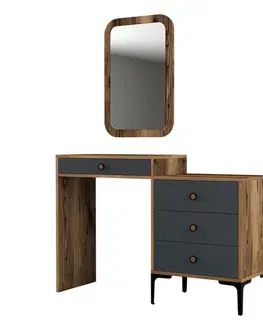 Toaletné Toaletný stolík Lizbon 543 - Walnut, Anthracite